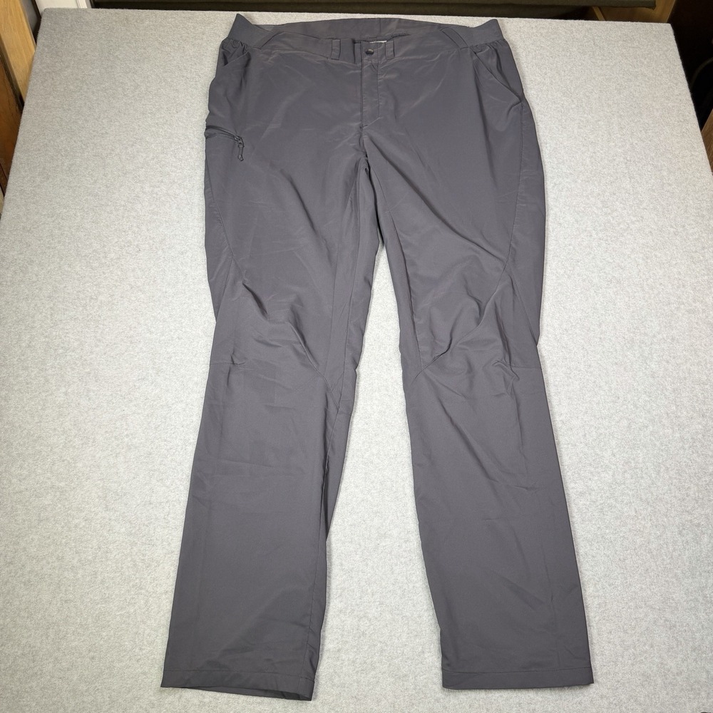 Decathlon Quechua MH100 Pants Hiking Outdoor Men's 44x34 Blue Gray Lightweight